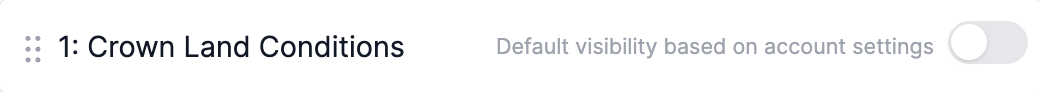 A dealing toggled off and excluded from the report