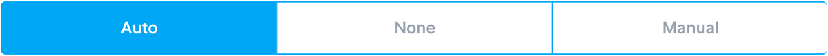 Advice mode options
