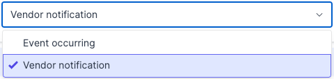 The Counting starts from option for non-exchange triggers