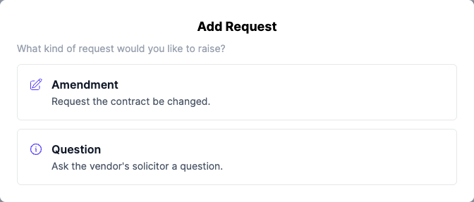 Choosing whether to raise an amendment or a question