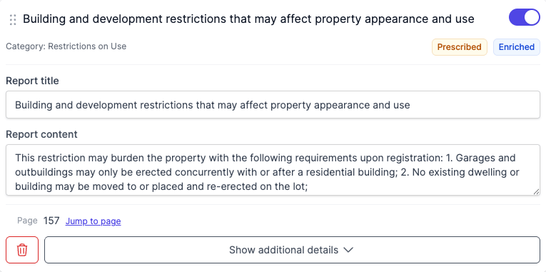 A title search on an off the plan review showing draft dealings under a Proposed Title